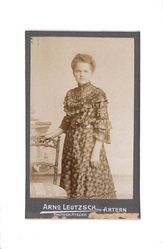 Cdv foto damenportrait - cdv,
