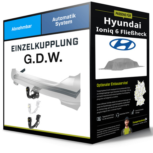 Abnehmbare anhängerkupplung - abnehmbare,