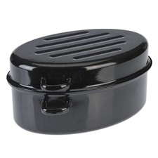 GANSBRÄTER GÄNSEBRÄTER GANS GÄNSE BRÄTER EMAIL 42 CM MASSIVE AUSFÜHRUNG NEU