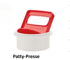 Tupperware Pattie-Mattie Hamburger Former Burger Presse Patty NEU/OVP