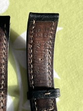 Uhrenarmband Uhrenband  RIOS Leder silberfarbiger Dornschliesse 18 mm Longines