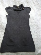 Madonna Strickkleid Damen Winter/kalte Tage Sexy Gr.L/XL Grau