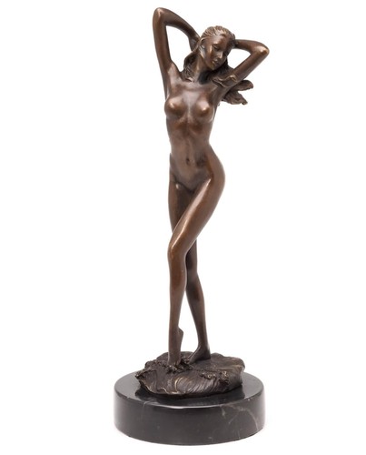 Bronzeskulptur frau 30cm - bronzeskulptur,