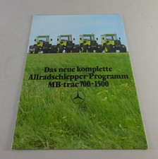 Faltprospekt Mercedes-Benz