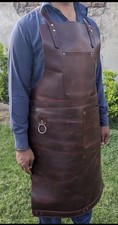 Lederschürze Pulup Vintage Leder hochwertige Schürze Lederschürze