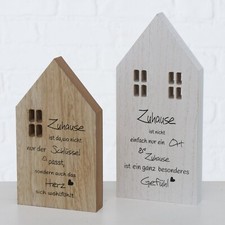 Dekoaufsteller "Zuhause", Haus
