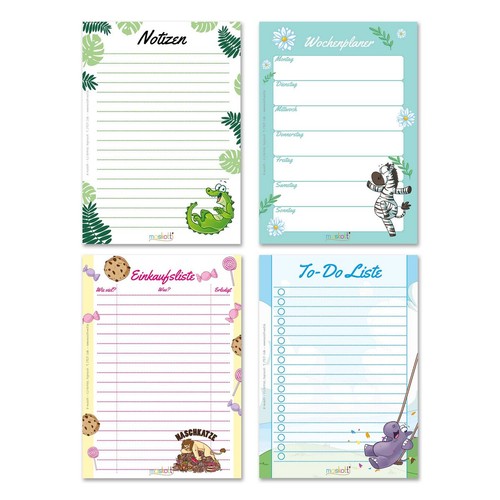 Notizblock aus papier din - notizblock, a6