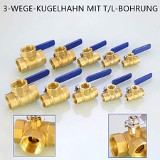 3-Wege-Kugelhahn mit