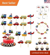 30 Stück Transport Tortendeko