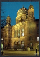 farbige Großbild - Ak Berlin " Neue Synagoge " unbeschrieben!