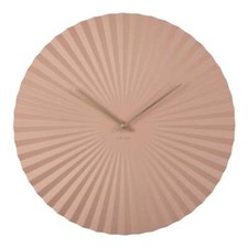 Wanduhr B - Ware Sensu XL Stahl rosafarben Design Uhr Quarzuhr Wohnzimmer 50 cm
