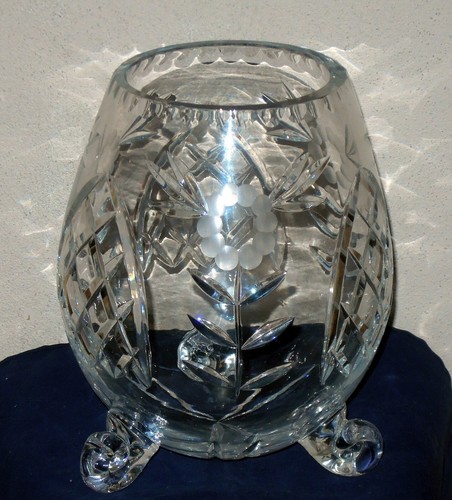 Glasvase mundgeblasen