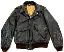 SCHOTT 584SM A-2 US Vintage Navy Piloten Bomber Flieger Lederjacke 48 M