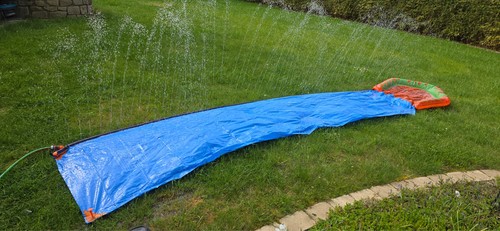 Garten rasen wasser rutsche - garten,