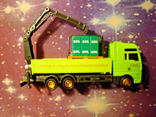 Man lkw mit ladekran - man,