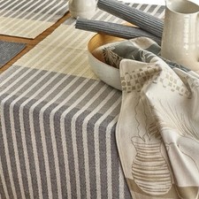 SANDER TISCHSET TISCHLÄUFER STRUKTUR REGGIA BAUMWOLLE FARB- GRÖSSENWAHL