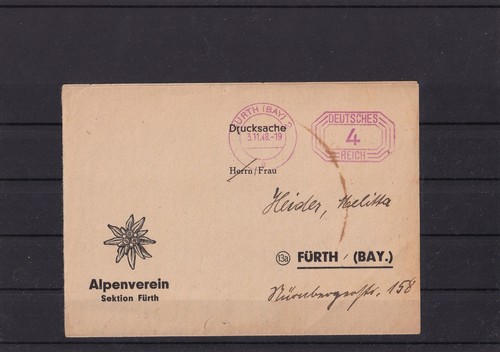 Brief vom alpenverein sektion - brief,