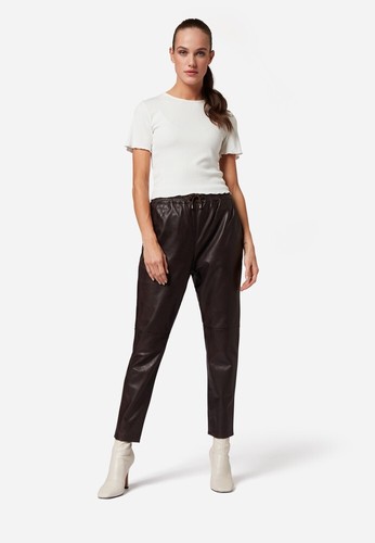 Damen lederhose jogger - damen,