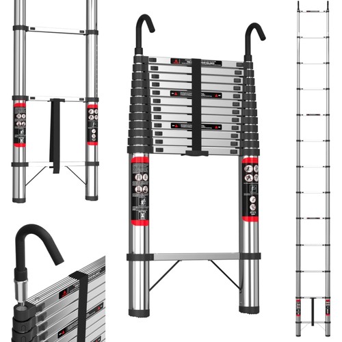 Teleskopleiter edelstahl - teleskopleiter, 5m