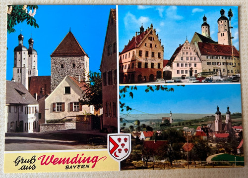 Gruß aus wemding bayern - ak,