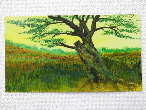 Aquarell landschaft schräger - aquarell,