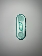 Zahnseide Sticks Box Blau + 10 Zahnseidesticks Zahnstocher Aufbewahrung Tragbar