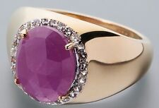 Schmuck Ring Silber 925 gelbvergoldet Saphir Weißtopas 3,94ct RW18 Ä6018