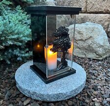 Grablaterne Grant  Grablampe Grableuchte  Grablicht Grabschmuck Guss Bronze Neu