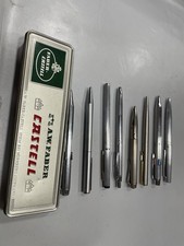 Box mit alten Stiften FEND, SPACE PEN, Rotring, Parker Usw.