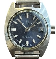 EDOX ~ Damen Vintage Armbanduhr (22mm/Automatik) Werk läuft