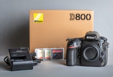 Nikon D800 Vollformat DSLR, 36.3 MP,  108497 Auslösungen (Nur Gehäuse)