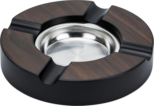 Zigarrenascher rund walnut - rund,