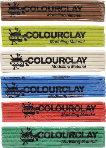 Scola colour clay - 500g, riegel