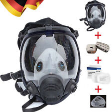 6800 Vollmaske Atemschutzmaske 15in1 Gasmaske Lackiermaske mit Filter Atemschutz