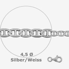 Panzerkette Steg 925 Silber