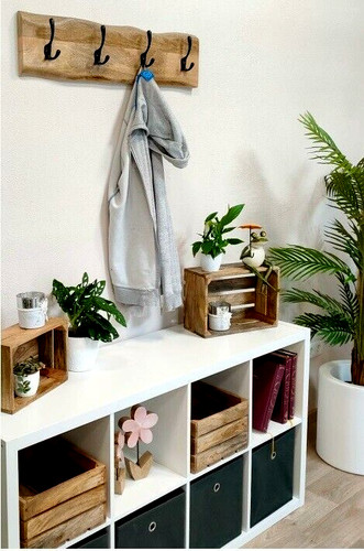 Holz wandgarderobe massiv - wandgarderobe,