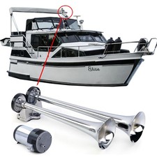 2-Klang Boots-Fanfare Hupe mit