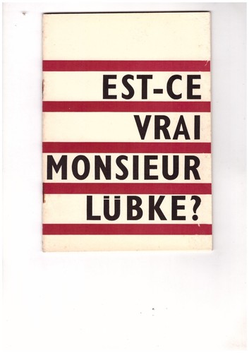 Stimmt herr lübke - herr, [1966]