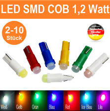 LED SMD COB T5 1,2W 12V Display Anzeige Weiß,Blau,Rot,Grün,Gelb,Lila Lampe Licht