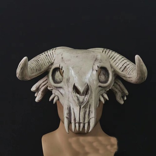 Schädel kuh horn helm masken - horn,