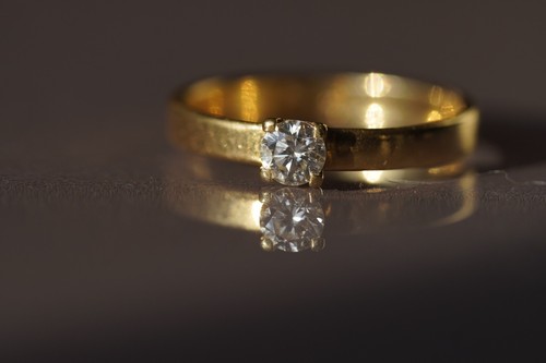 Brilliant ring 750 gold - 750,