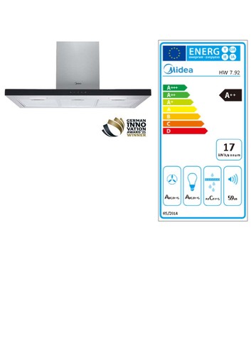 Midea 92 inselhaube - hw, 7.92