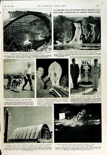 Alter vintage druck - druck, 1950