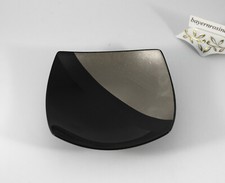 Rosenthal Porcelaine Noire H. Drexler PLATINNEBEL - Schale Ø 12,5 cm. handgemalt