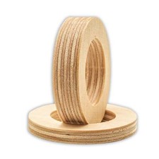 Birke Multiplexplatte Rund