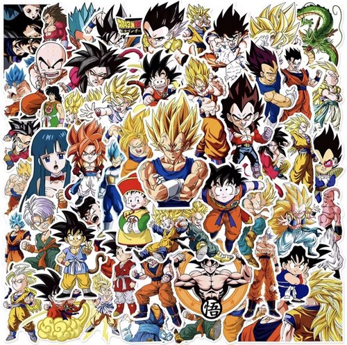 50x sticker dragon ball - 50x,