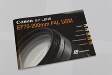 Canon EF 70-200mm F4L USM  - Anleitung, Manual, Bedienungsanleitung