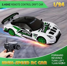 1:24 LED RC Drift Car Ready to Run Rennauto Fernbedienung 4WD Mini Spielzeug DHL