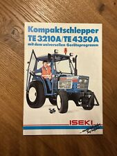 Orig. ISEKI Kompaktschlepper TE3210A / TE4350A Prospekt Brochure Traktor C2