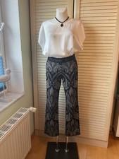 Tolle Hose von CAMBIO Modell Francis schwarz Paisleymuster Gr. 34